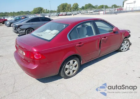 2008 Kia Optima Lx from USA, damaged, VIN KNAGE123285167596